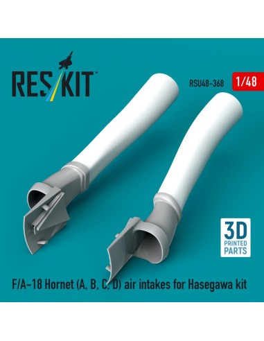 F/A-18 Hornet (A, B, C, D) air intakes for Hasegawa kit (3D Printed) 