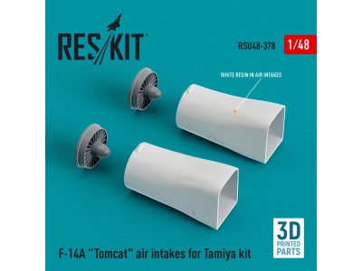F-14A Tomcat air intakes for Tamiya kit (3D Printed) 