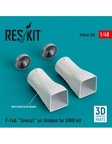 F-14A Tomcat air intakes for GWH kit (3D Printed) 