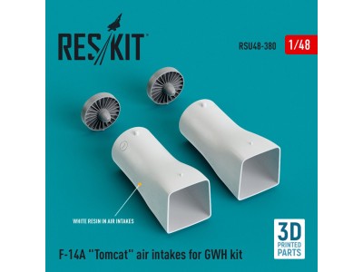 F-14A Tomcat air intakes for GWH kit (3D Printed) 