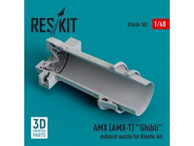 AMX (AMX-T) Ghibli exhaust nozzle for Kinetic kit (3D Printed) 