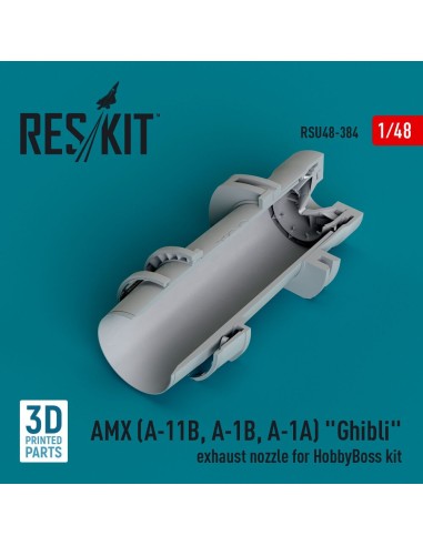 AMX (A-11B, A-1B, A-1A) Ghibli exhaust nozzle for HobbyBoss kit (3D Printed) 