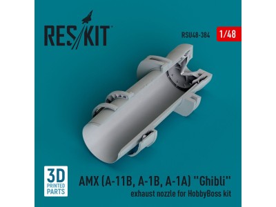 AMX (A-11B, A-1B, A-1A) Ghibli exhaust nozzle for HobbyBoss kit (3D Printed) 