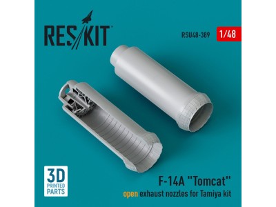 F-14A Tomcat open exhaust nozzles for Tamiya kit (3D Printed) 