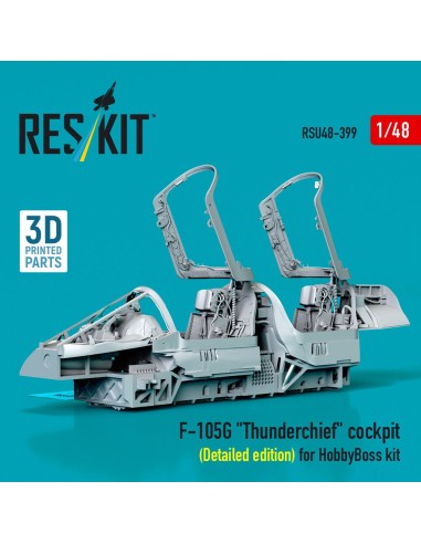 F-105G Thunderchief cockpit (Detailed edition) for HobbyBoss kit (3D Printed) 