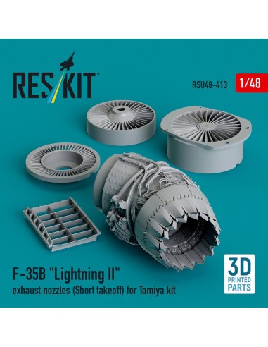 ?F-35B Lightning II exhaust nozzle (Short takeoff) for Tamiya kit (3D printed) 