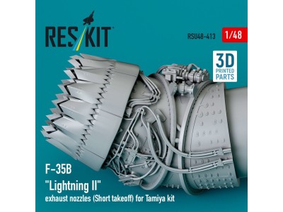 ?F-35B Lightning II exhaust nozzle (Short takeoff) for Tamiya kit (3D printed) 