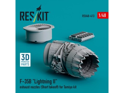 ?F-35B Lightning II exhaust nozzle (Short takeoff) for Tamiya kit (3D printed) 