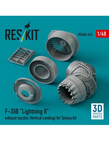 ?F-35B Lightning II exhaust nozzles (Vertical Landing) for Tamiya kit (3D printed) 
