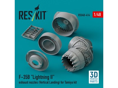 ?F-35B Lightning II exhaust nozzles (Vertical Landing) for Tamiya kit (3D printed) 