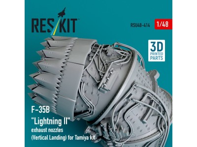 ?F-35B Lightning II exhaust nozzles (Vertical Landing) for Tamiya kit (3D printed) 