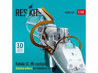 Rafale (C, M) cockpit (Detailed edition) for HobbyBoss kit (3D printed) 