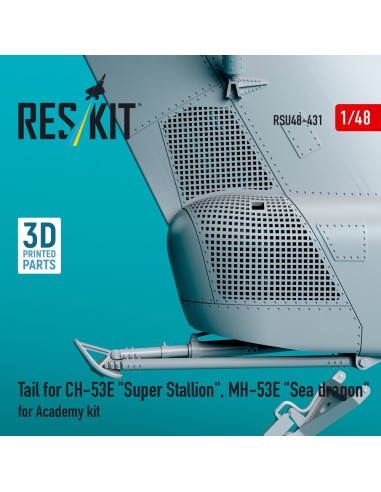 Tail for CH-53E Super Stallion, MH-53E Sea dragon for Academy kit (3D printed) 