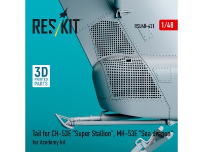 Tail for CH-53E Super Stallion, MH-53E Sea dragon for Academy kit (3D printed) 