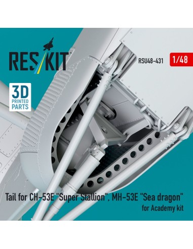 Tail for CH-53E Super Stallion, MH-53E Sea dragon for Academy kit (3D printed) 