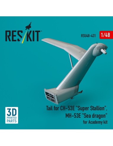 Tail for CH-53E Super Stallion, MH-53E Sea dragon for Academy kit (3D printed) 