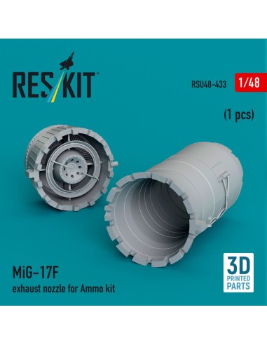 MiG-17F exhaust nozzle for Ammo kit (3D Printed) 