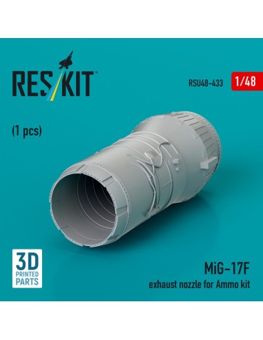 MiG-17F exhaust nozzle for Ammo kit (3D Printed) 