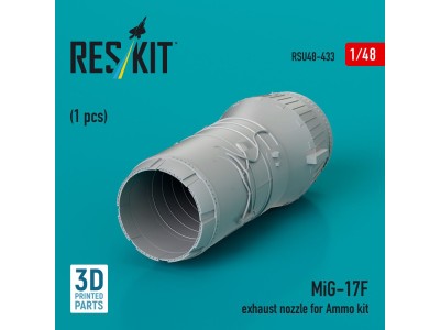 MiG-17F exhaust nozzle for Ammo kit (3D Printed) 