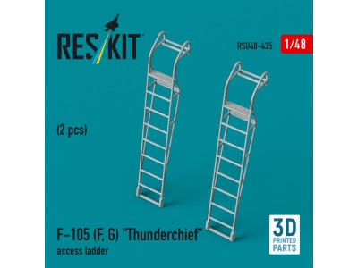F-105 (F, G) Thunderchief access ladders (2 pcs) (3D Printed) 