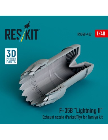 ?F-35B Lightning II exhaust nozzle (Parked/Fly) for Tamiya kit (3D printed) 
