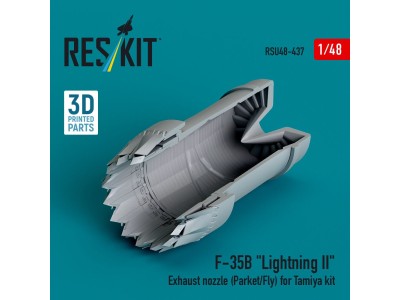 ?F-35B Lightning II exhaust nozzle (Parked/Fly) for Tamiya kit (3D printed) 