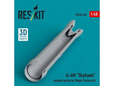 A-4M Skyhawk exhaust nozzle for Magic Factory kit (3D Printed) 