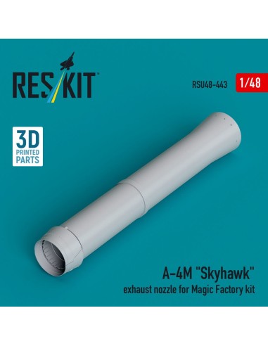 A-4M Skyhawk exhaust nozzle for Magic Factory kit (3D Printed) 