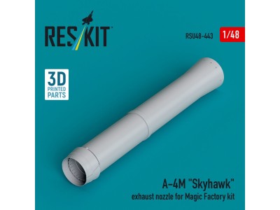 A-4M Skyhawk exhaust nozzle for Magic Factory kit (3D Printed) 