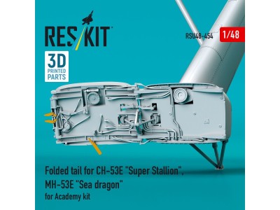 Folded tail for CH-53E Super Stallion, MH-53E Sea dragon for Academy kit (3D printed) 
