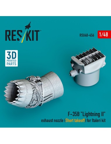 F-35B Lightning II exhaust nozzle (Short takeoff) for Italeri kit (3D printed) 