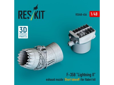 F-35B Lightning II exhaust nozzle (Short takeoff) for Italeri kit (3D printed) 