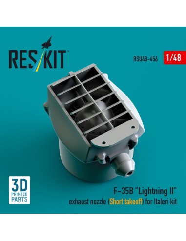 F-35B Lightning II exhaust nozzle (Short takeoff) for Italeri kit (3D printed) 