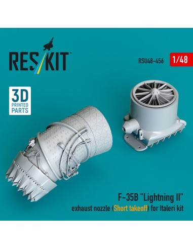 F-35B Lightning II exhaust nozzle (Short takeoff) for Italeri kit (3D printed) 