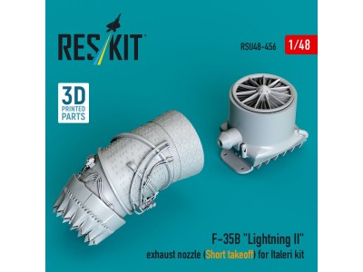 F-35B Lightning II exhaust nozzle (Short takeoff) for Italeri kit (3D printed) 
