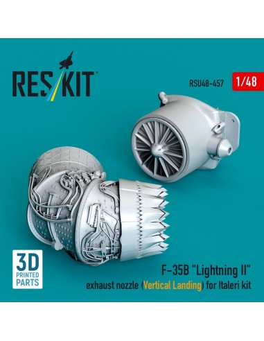 F-35B Lightning Exhaust nozzle (Vertical Landing) for Italeri kit (3D printed)(1/48) 