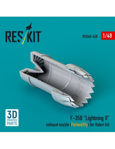 F-35B Lightning II exhaust nozzle (Parked/Fly) for Italeri kit (3D printed) 