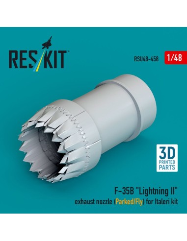 F-35B Lightning II exhaust nozzle (Parked/Fly) for Italeri kit (3D printed) 