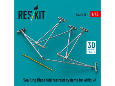 Sea King blade fold restraint systems for Airfix kit (3D Printed) 