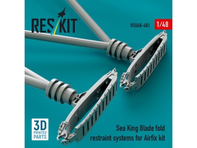 Sea King blade fold restraint systems for Airfix kit (3D Printed) 