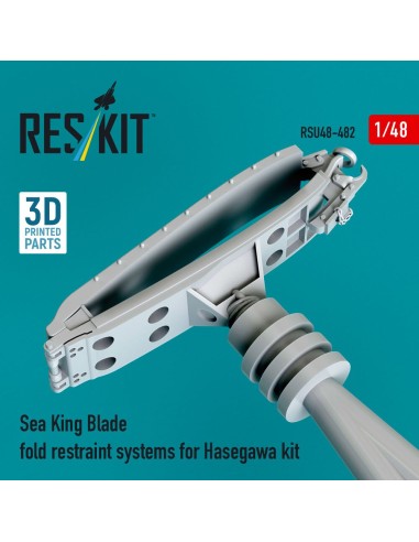 Sea King blade fold restraint systems for Hasegawa kit (3D Printed) 