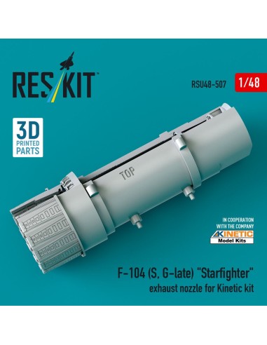 F-104 (S, G-late) Starfighter exhaust nozzle for Kinetic kit (3D Printed) 