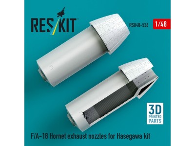 F/A-18 Hornet exhaust nozzles for Hasegawa kit (3D Printed) 