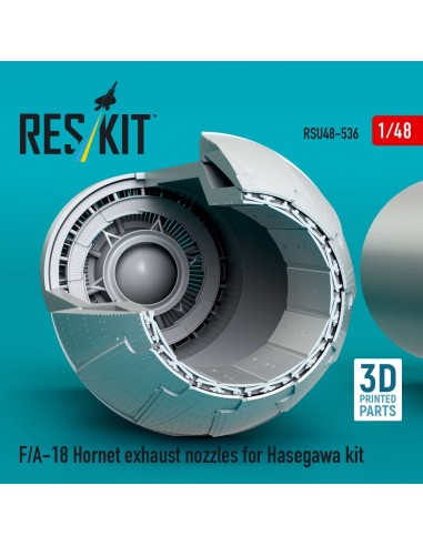 F/A-18 Hornet exhaust nozzles for Hasegawa kit (3D Printed) 