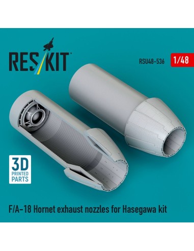 F/A-18 Hornet exhaust nozzles for Hasegawa kit (3D Printed) 