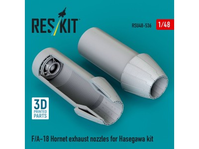 F/A-18 Hornet exhaust nozzles for Hasegawa kit (3D Printed) 