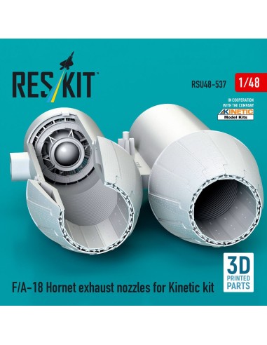 F/A-18 Hornet exhaust nozzles for Kinetic kit (3D Printed) 