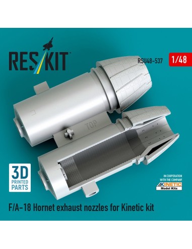 F/A-18 Hornet exhaust nozzles for Kinetic kit (3D Printed) 