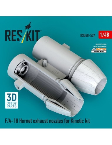 F/A-18 Hornet exhaust nozzles for Kinetic kit (3D Printed) 