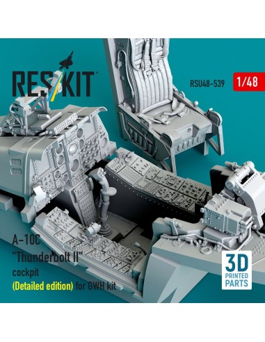A-10C Thunderbolt II cockpit (Detailed edition) for GWH kit (3D Printed) 
